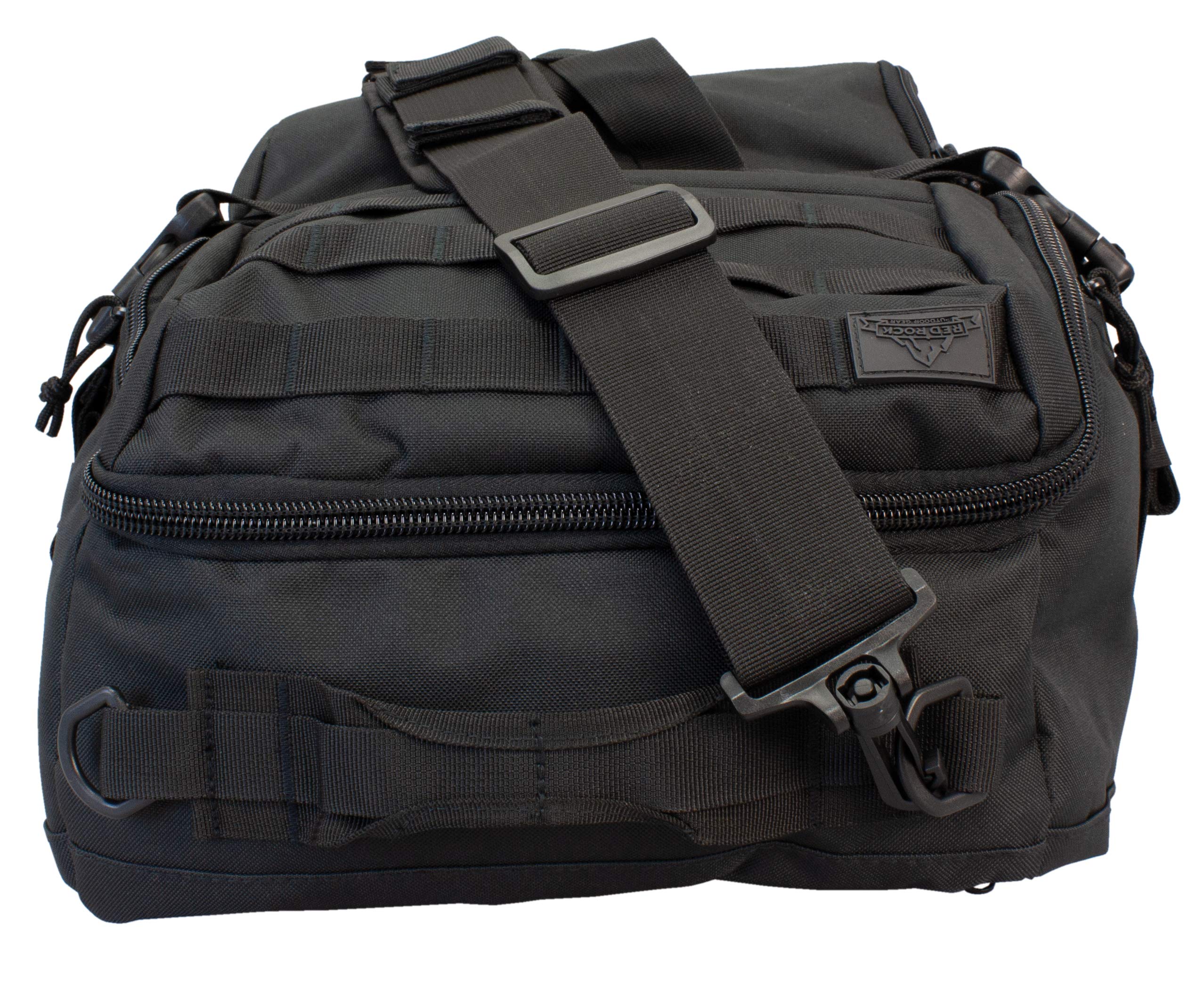 Red Rock Traveler Duffle 55-liter capacity suits extended trips and weekend getaways
