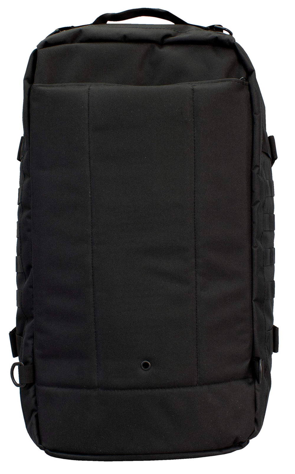 Red Rock Traveler Duffle MOLLE webbing supports attachments for customized gear