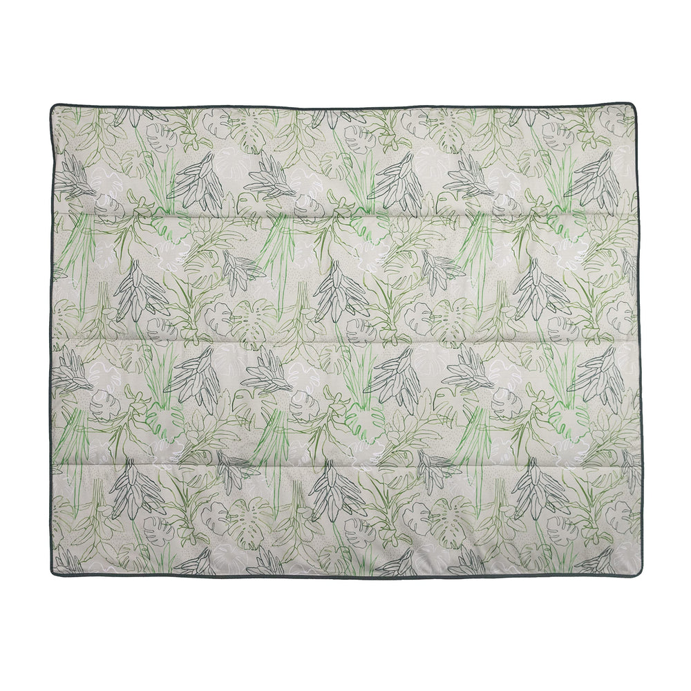 Red Rovr Adventure Blanket on the beach, fully unfolded for ample seating