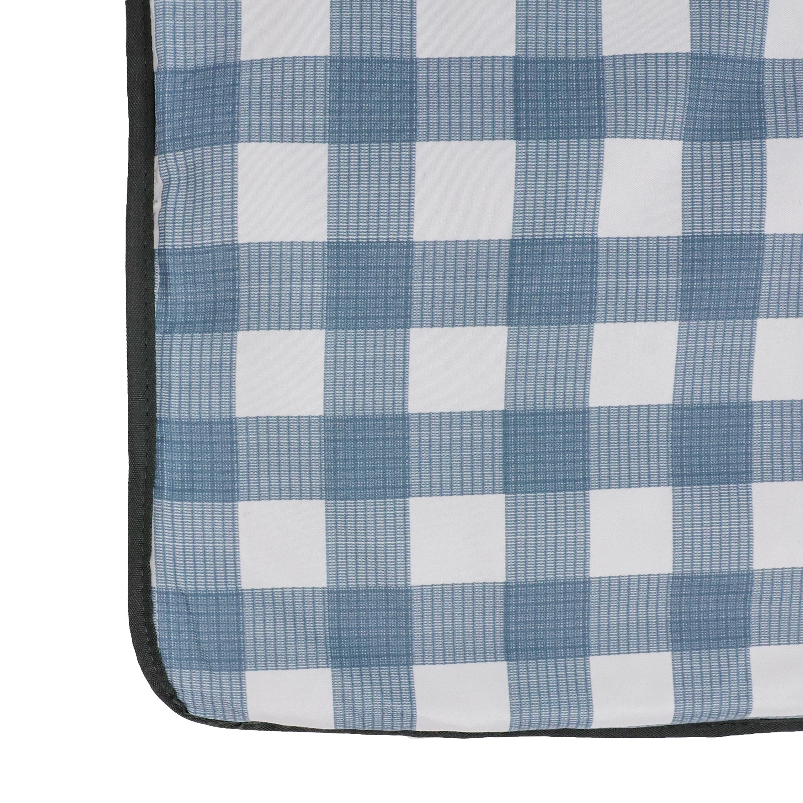 RED ROVR picnic blanket in park for cozy family meals.