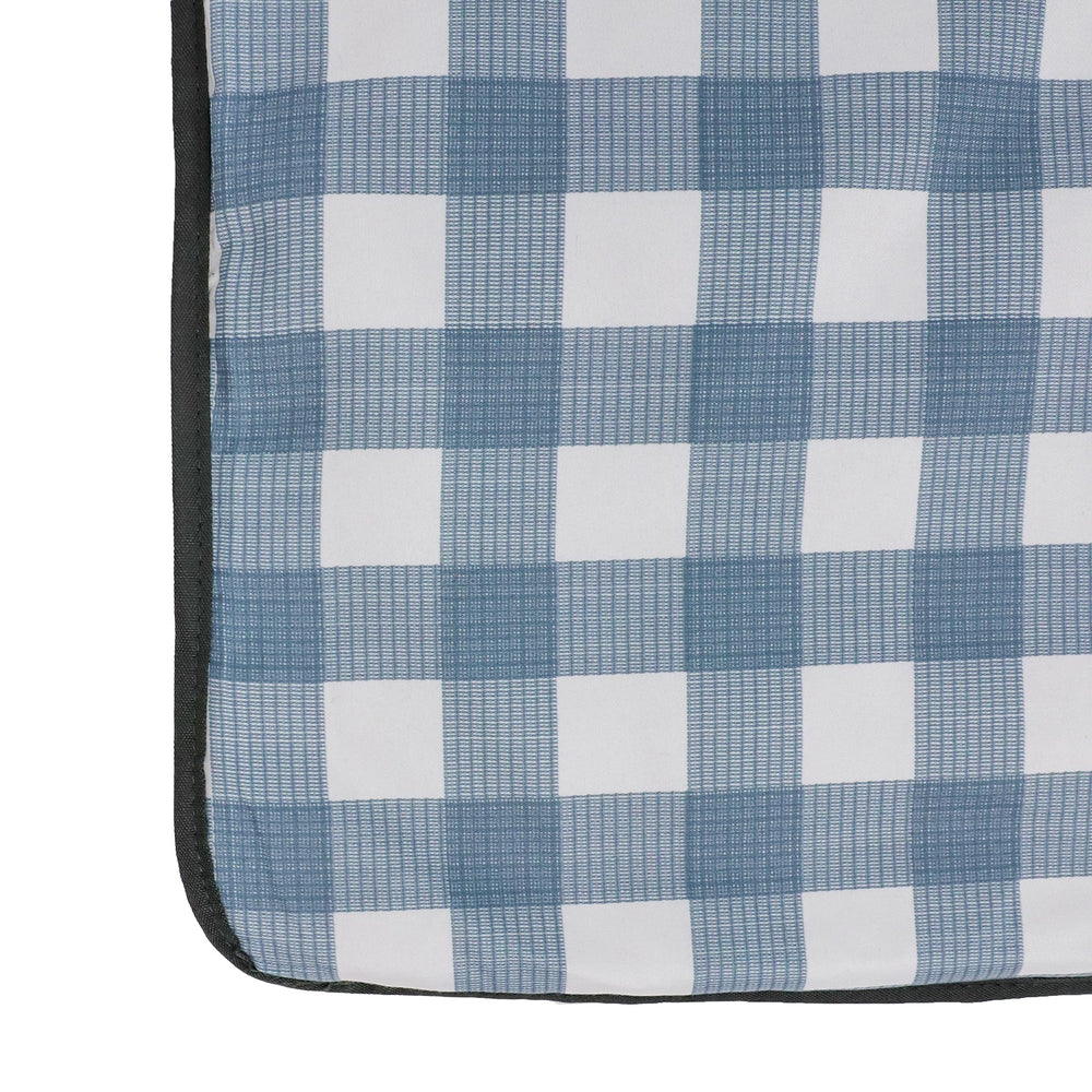 RED ROVR picnic blanket in park for cozy family meals.
