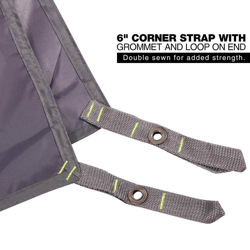 REDCAMP 210D oxford ripstop fabric provides rugged durability