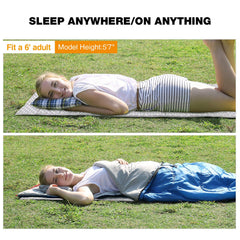 REDCAMP 22-inch wide sleeping surface supports side sleepers comfortably.
