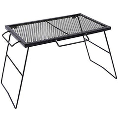 REDCAMP 2-in-1 folding grill grate top for open flame cooking and even heat.