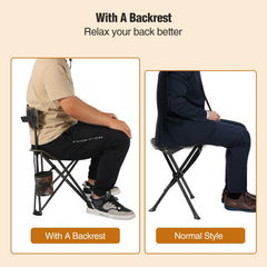 REDCAMP 2 pack tripod hunting chair back rest offers supportive seating on outdoor trips.