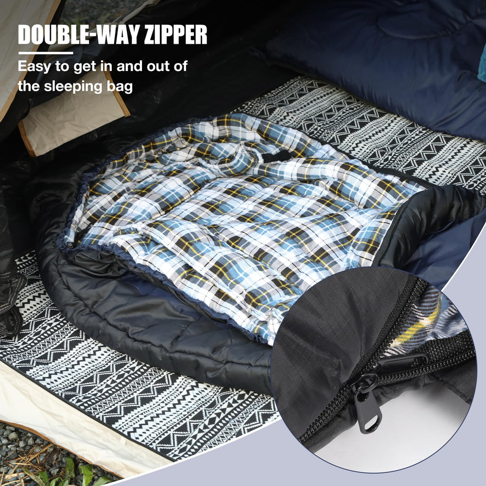 Redcamp 500g shaping cotton filling delivers plush warmth and loft.