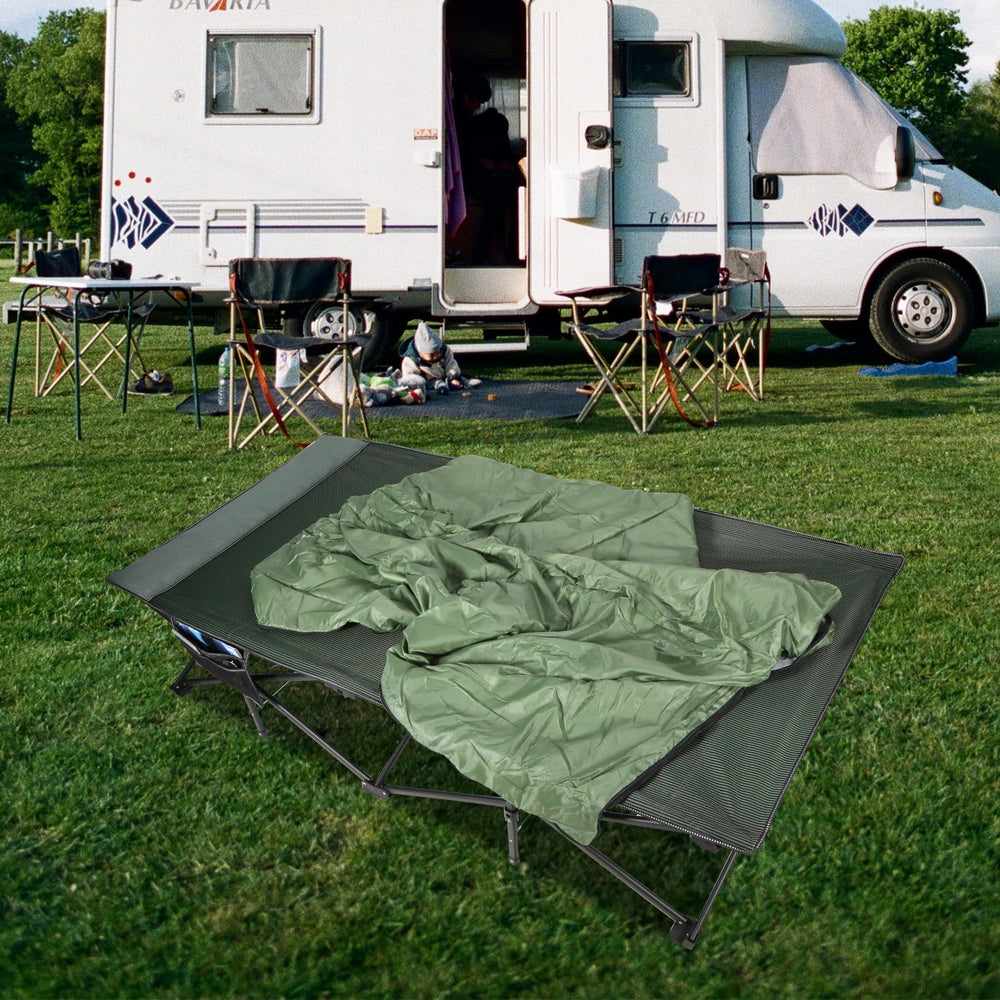 REDCAMP anti-slip pads prevent movement on varied surfaces.
