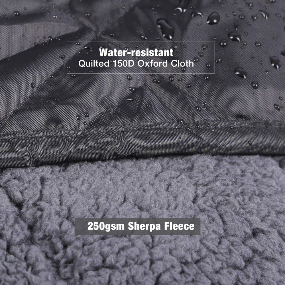 RedCAMP bleacher blanket in cold weather, ideal for stadiums and events.