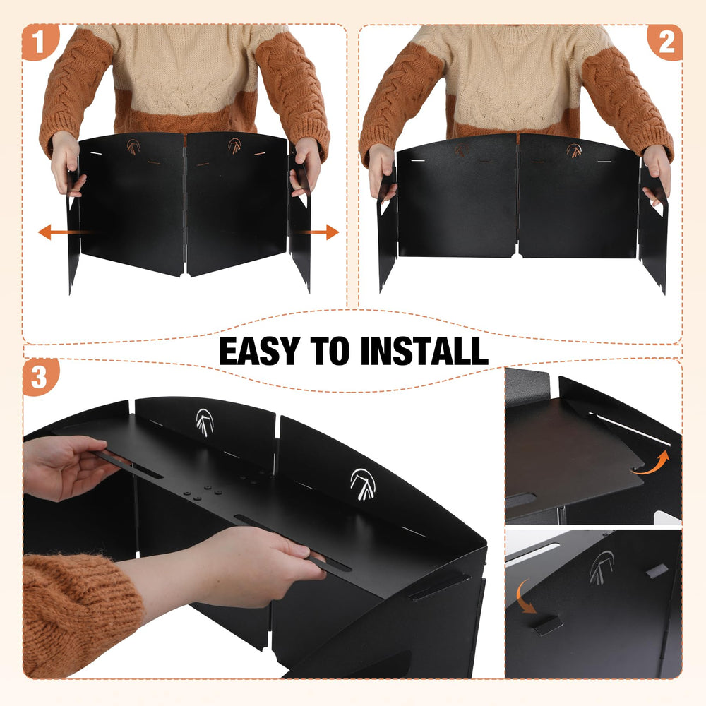 Redcamp durable shelf with triple-side buckles keeps essentials within reach.