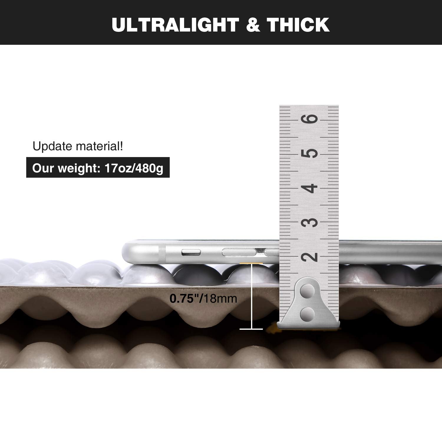REDCAMP ultralight 480g design reduces pack weight