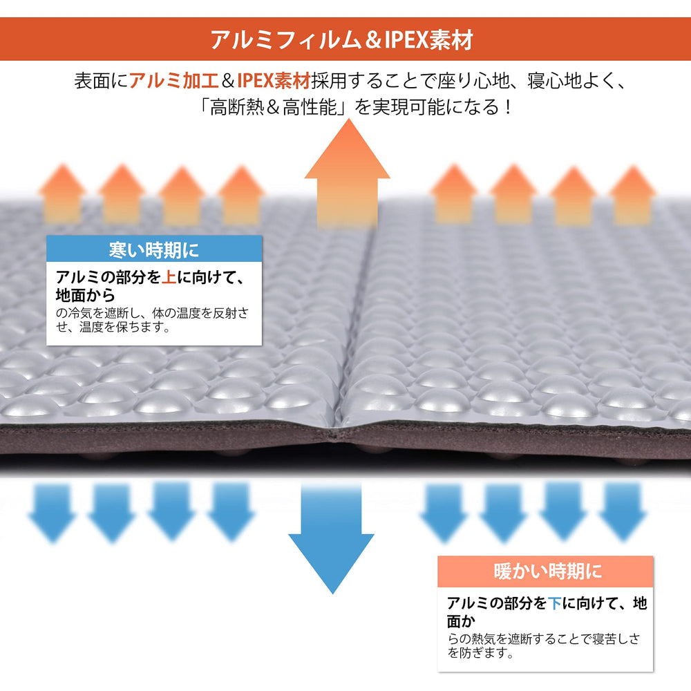 REDCAMP foam close-up showing durable texture for rugged outdoor use