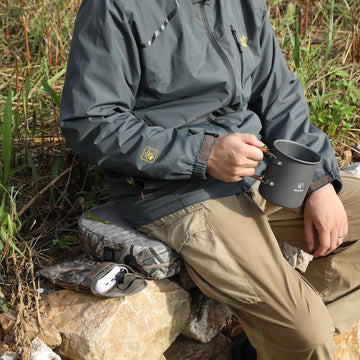 REDCAMP compact design fits a transportable hiking kit
