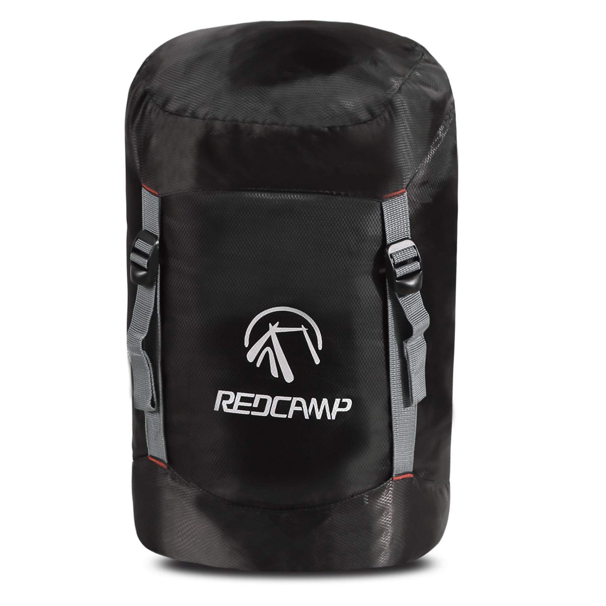 REDCAMP 40L compression sack packed with gear for efficient travel storage