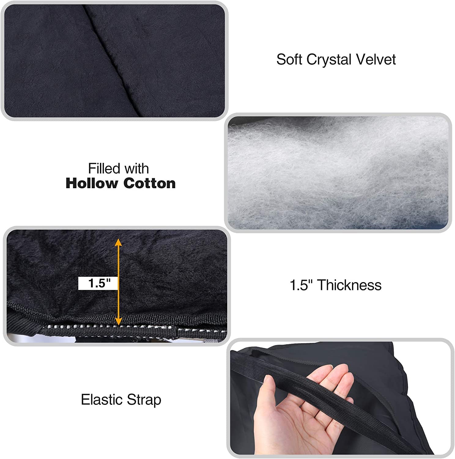Redcamp corduroy shell closeup shows soft, cozy texture for comfort