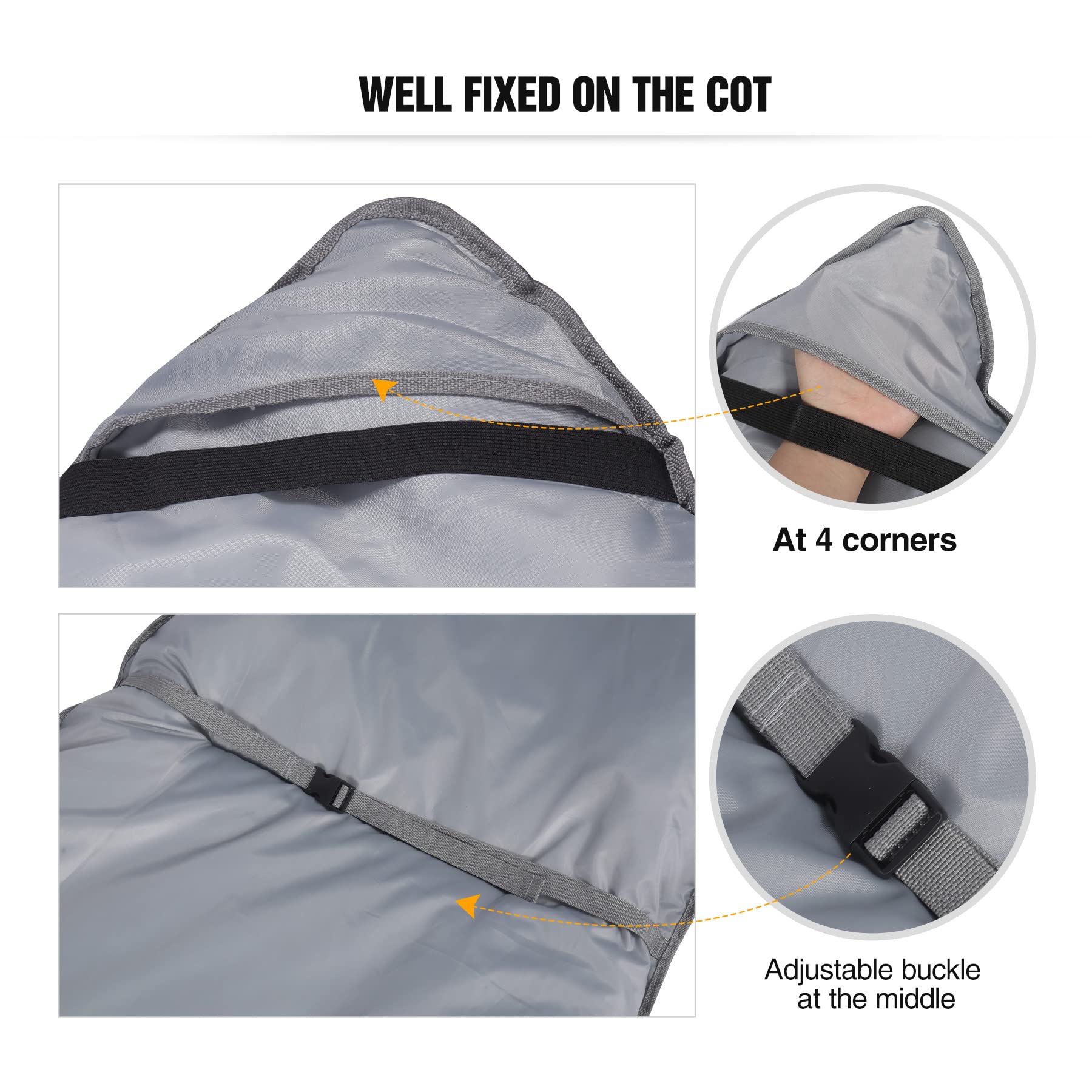 REDCAMP cot pad 75x28 inches, compact option for backpacking sleep setups.