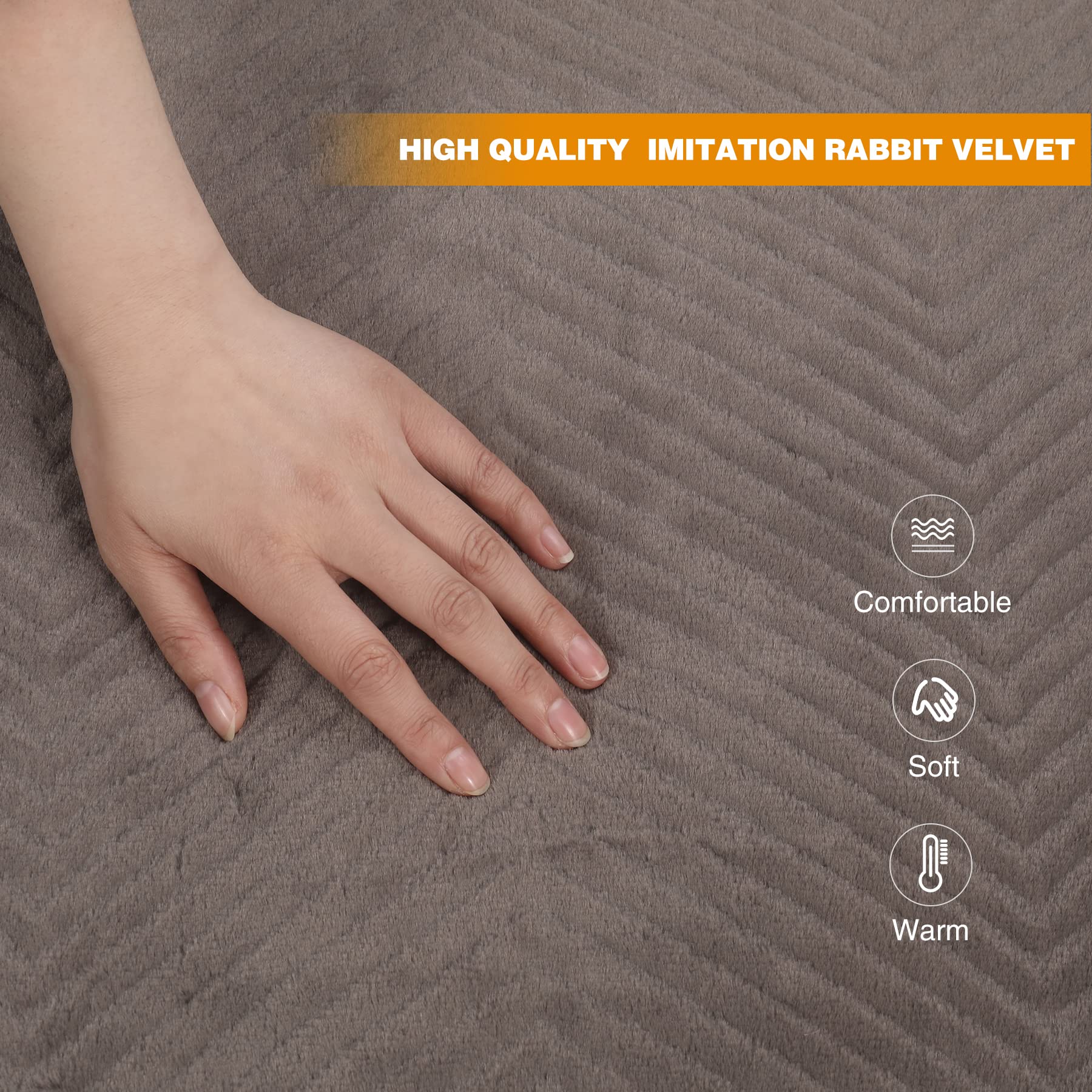 REDCAMP cot pad 75x30 inches fits larger cots for full-body comfort.