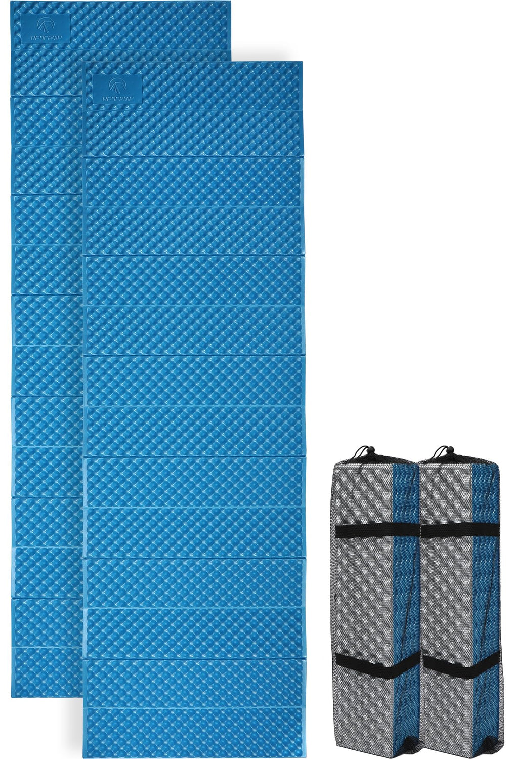 REDCAMP foldable foam camping pad doubles as a seat or ground cover.