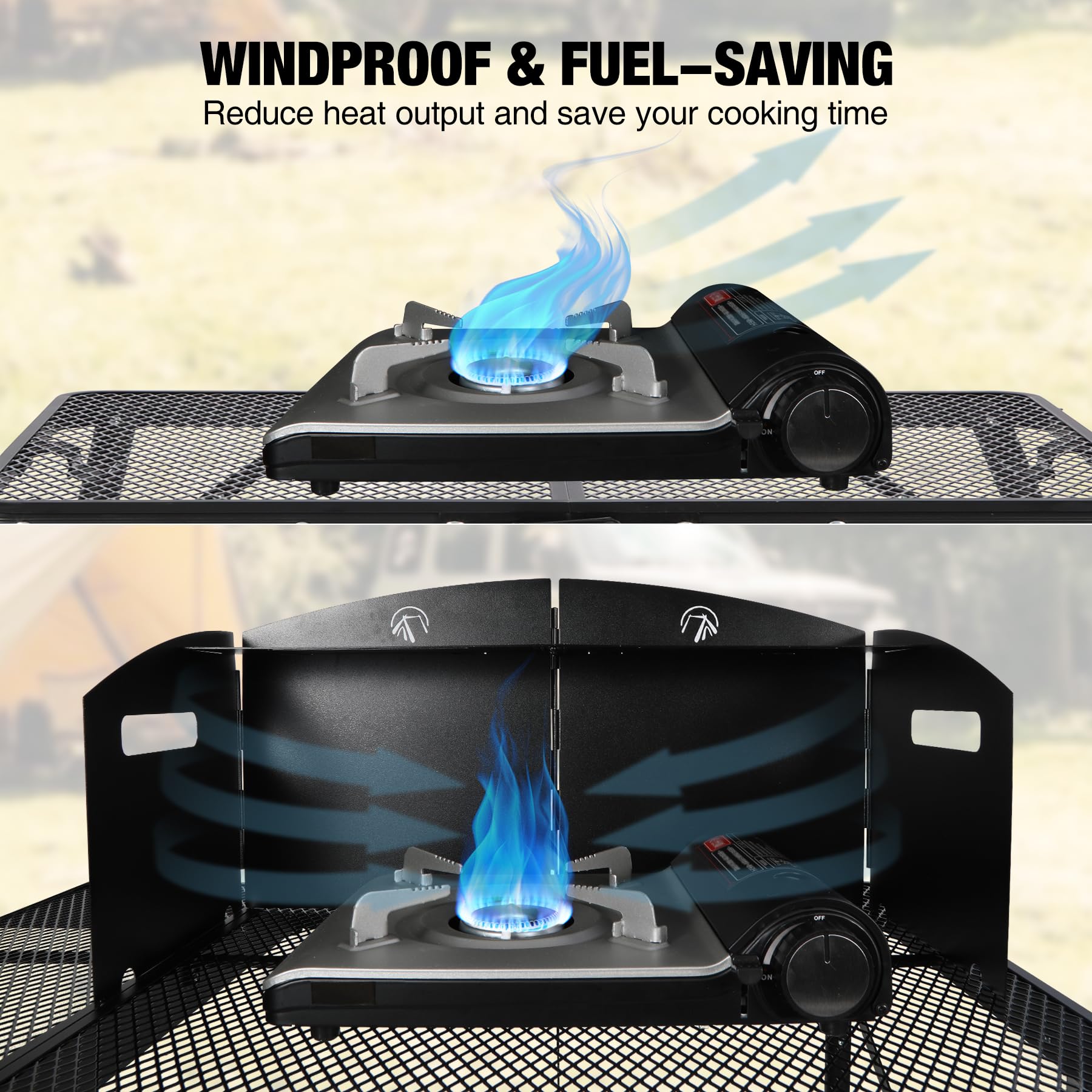 Redcamp folded compact design demonstrates easy packing for backpacks and travel.