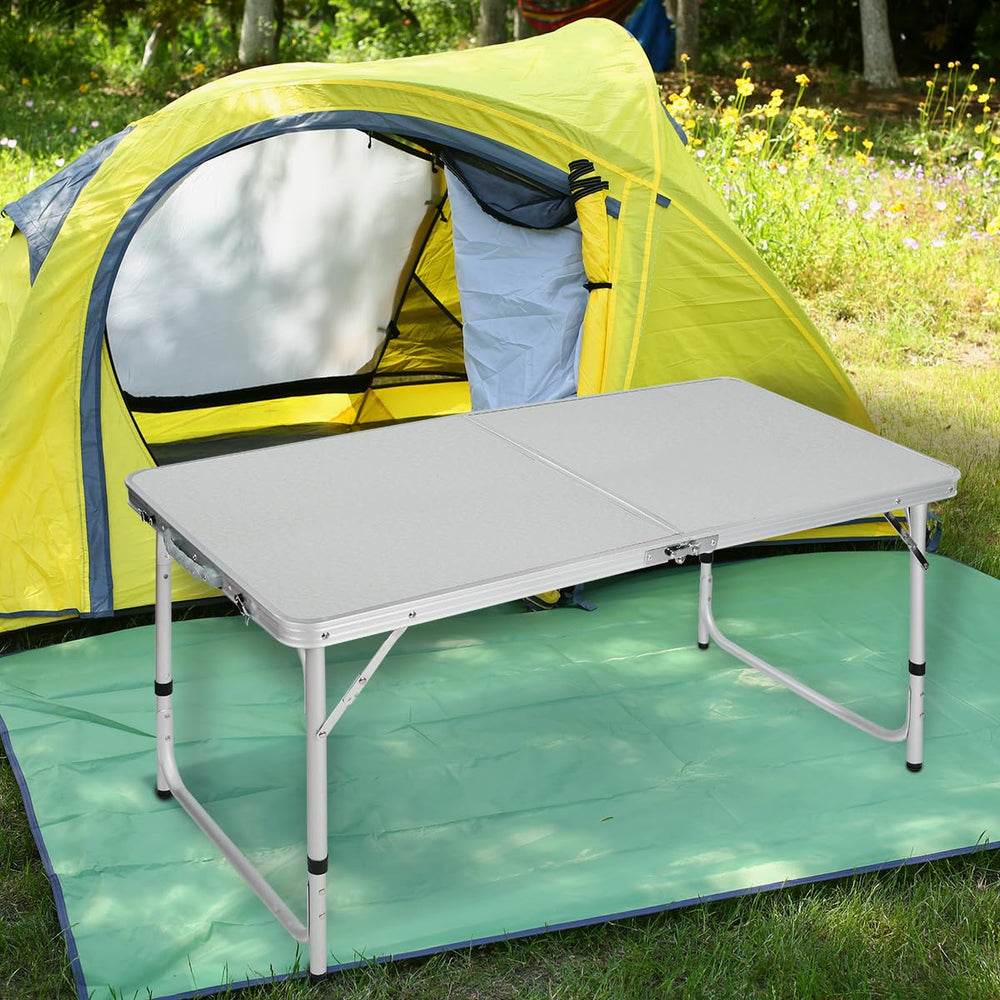 REDCAMP table-top-view: durable aluminum surface for outdoor dining