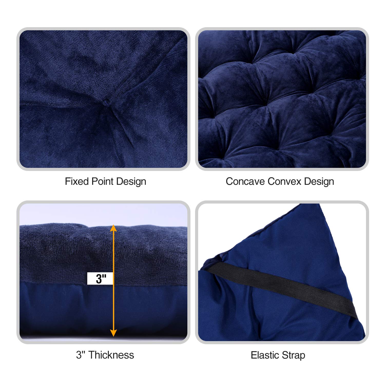 REDCAMP cot pad with breathable filling for comfortable dryness.