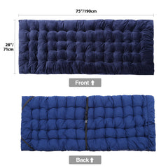 REDCAMP corduroy-shell cot pad for durable outdoor naps.