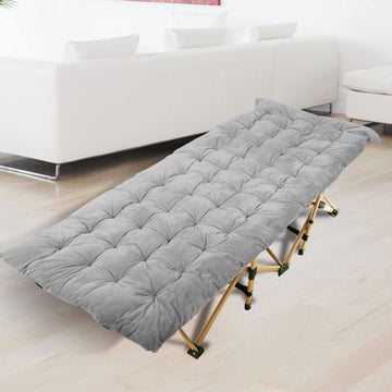 REDCAMP pad fitting most cots, including flat and elevated-head models.