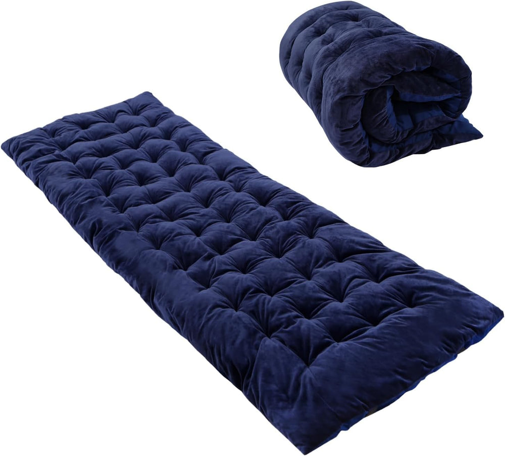 REDCAMP velvet-shell cot pad for soft camping comfort.