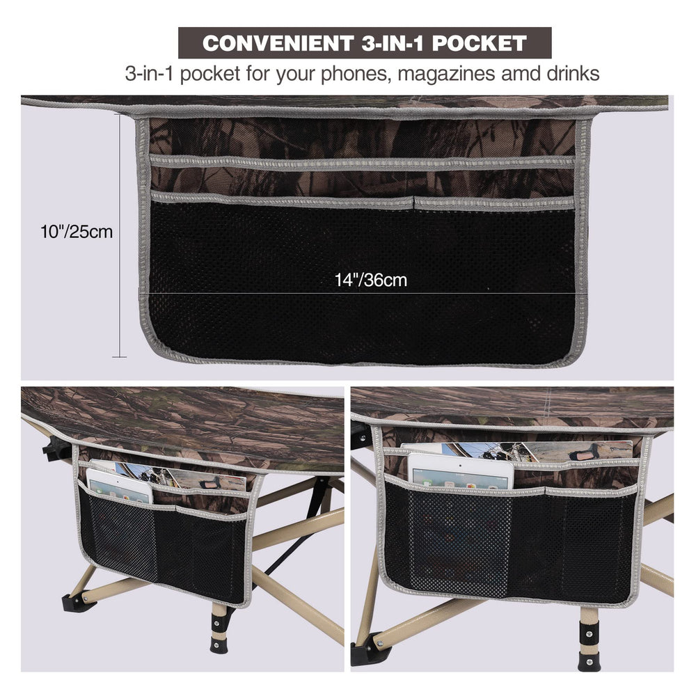 REDCAMP cot packed size, easy-to-carry 41x9x6.7 inch bag
