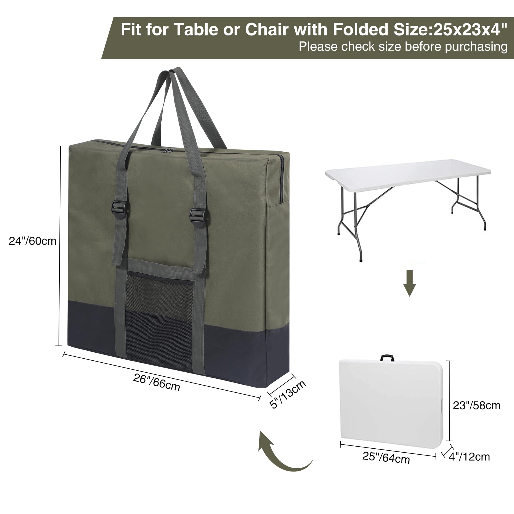 REDCAMP bag with strong shoulder strap for easy carrying