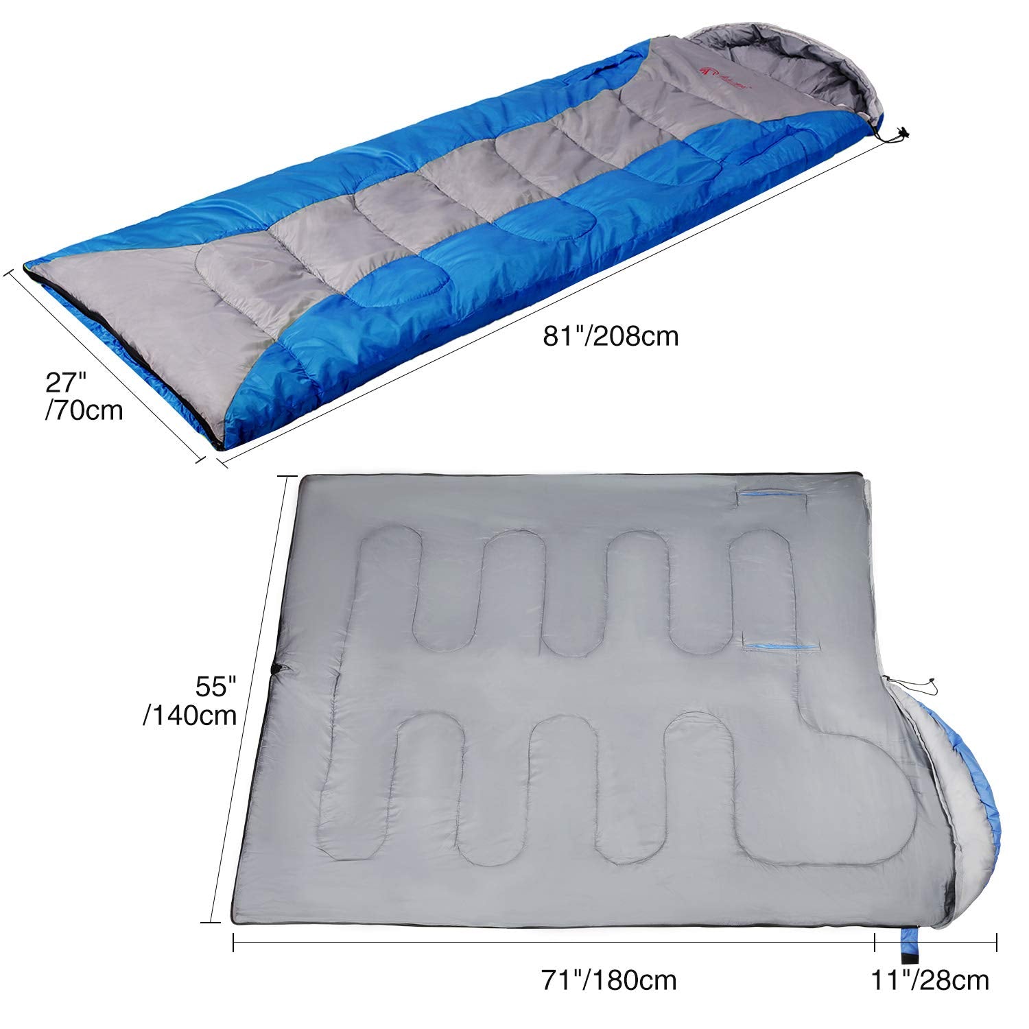 REDCAMP blue bag used indoors and outdoors for versatile camping and travel