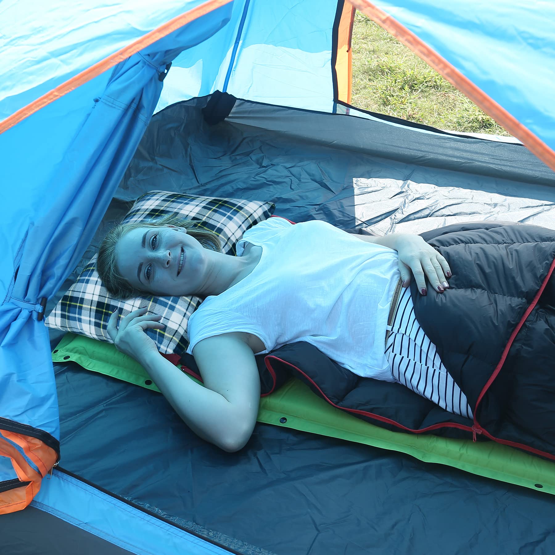 REDCAMP pillow matches REDCAMP sleeping bag and back pad for cohesive gear