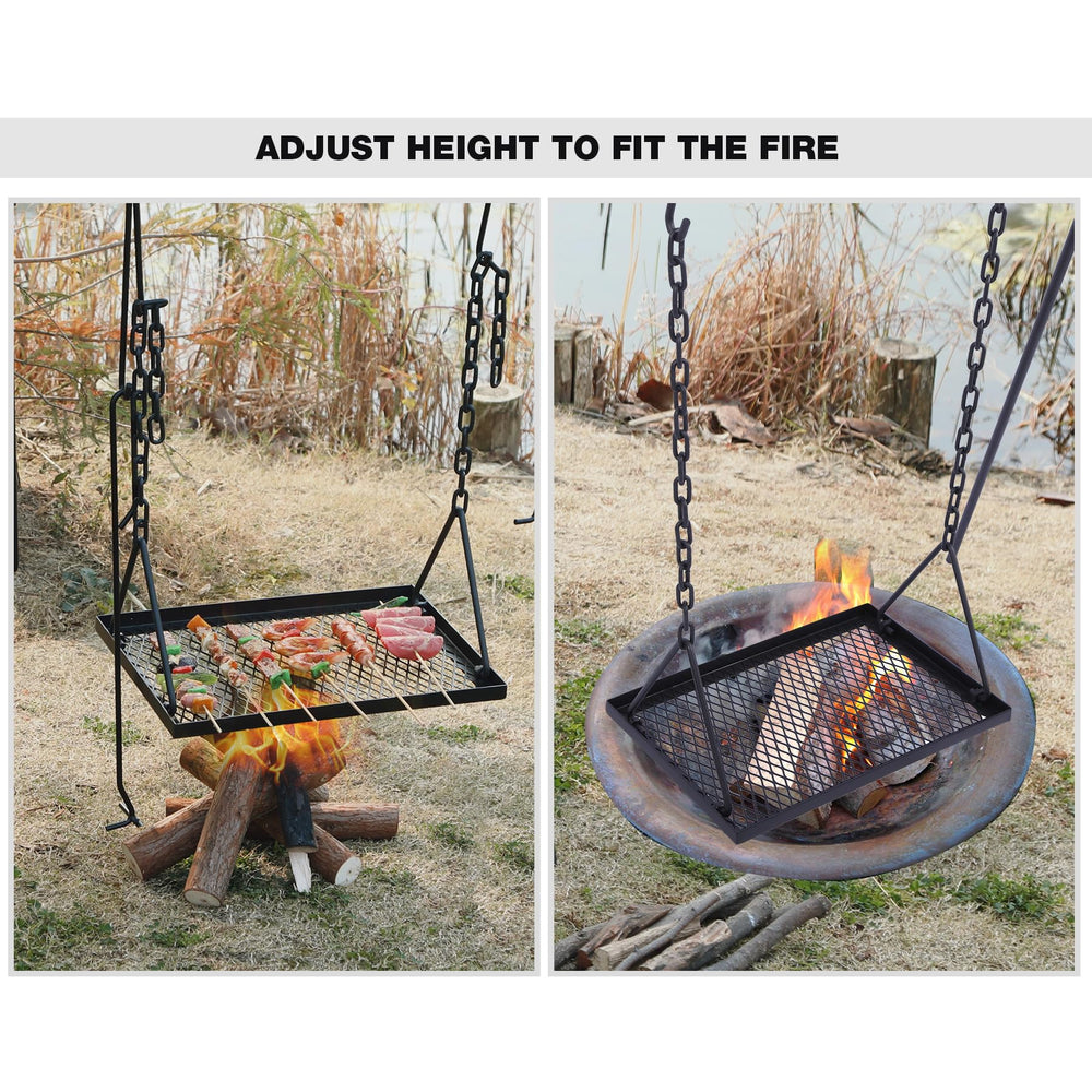 REDCAMP outdoor cooking setup built for open fire and versatile cookware.