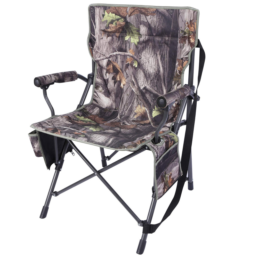 Redcamp oversized hunting chair 360 swivel for all-direction repositioning in blinds