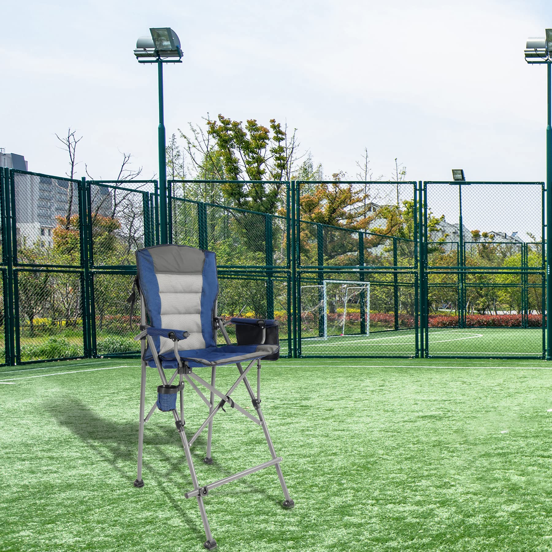 REDCAMP blue fabric finish adds bold outdoor style