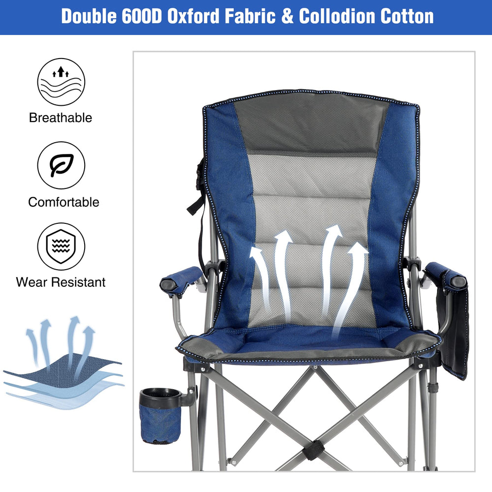 REDCAMP chair durable steel frame for lasting outdoor use