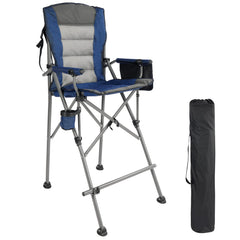 REDCAMP Oversized Tall Chair front view for comfortable outdoor seating
