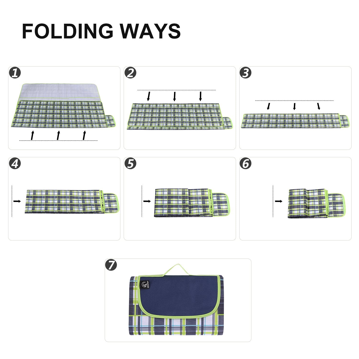 REDCAMP beach-ready blanket stays sand-free for comfortable seating