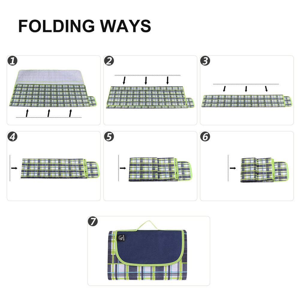 REDCAMP beach-ready blanket stays sand-free for comfortable seating