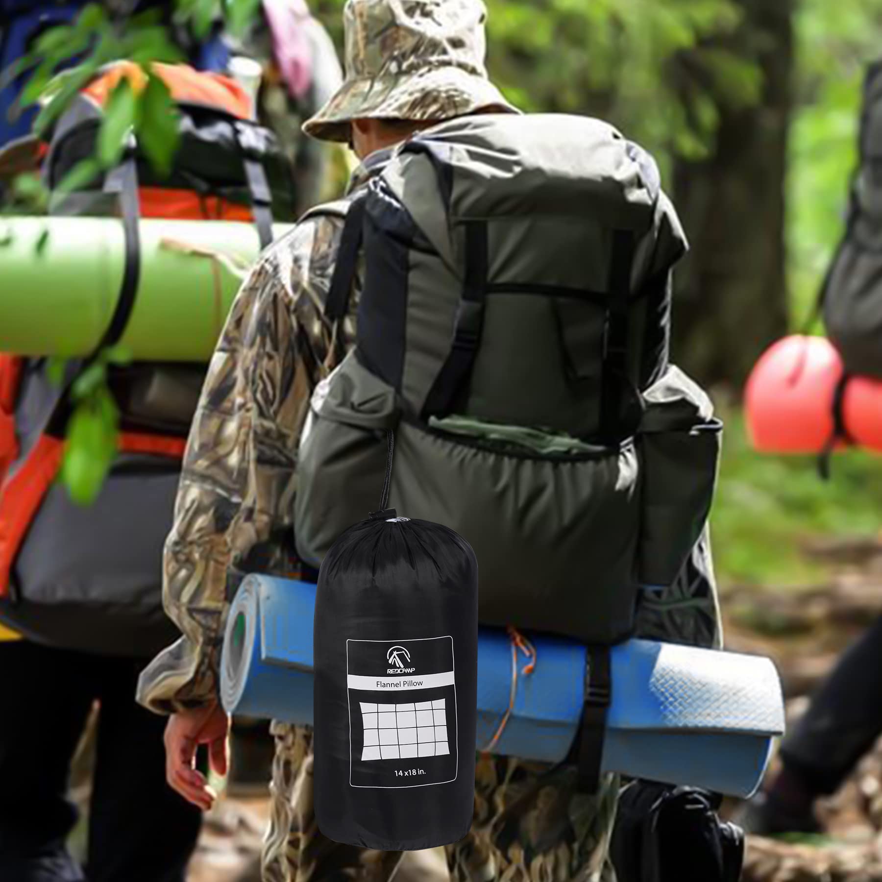 REDCAMP backpack-friendly design for easy carrying on hikes