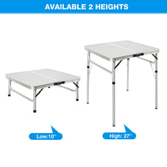 REDCAMP portable aluminum camping table, lightweight for travel and outdoor events