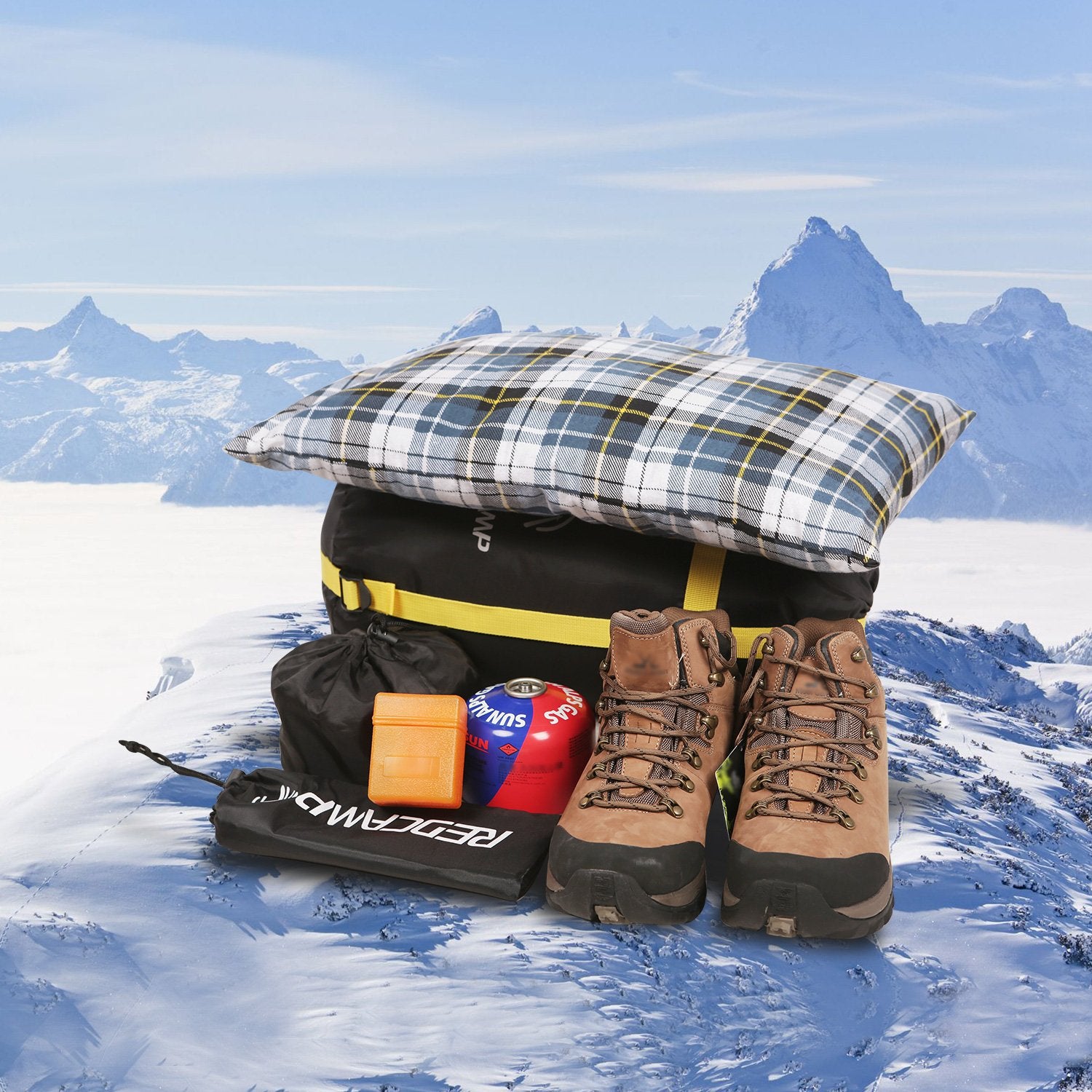 Compact size 20x12 inches supports versatile sleeping setups.