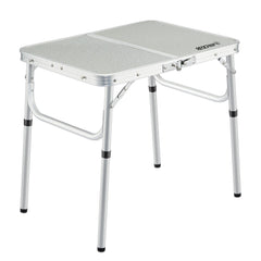REDCAMP small folding table open with outdoor-ready dimensions for easy transport.
