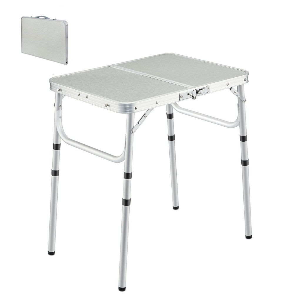 REDCAMP small folding table setup provides a sturdy outdoor surface for quick meals.