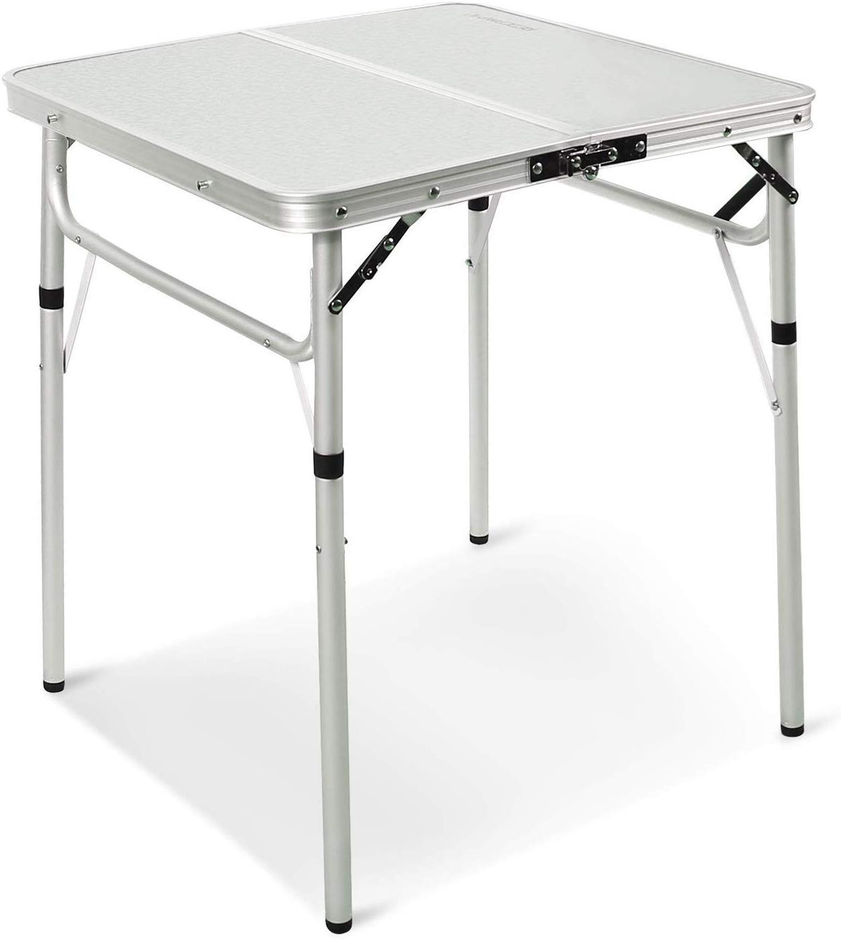 REDCAMP small square folding table top view, 24x24 inches, ideal for compact picnics