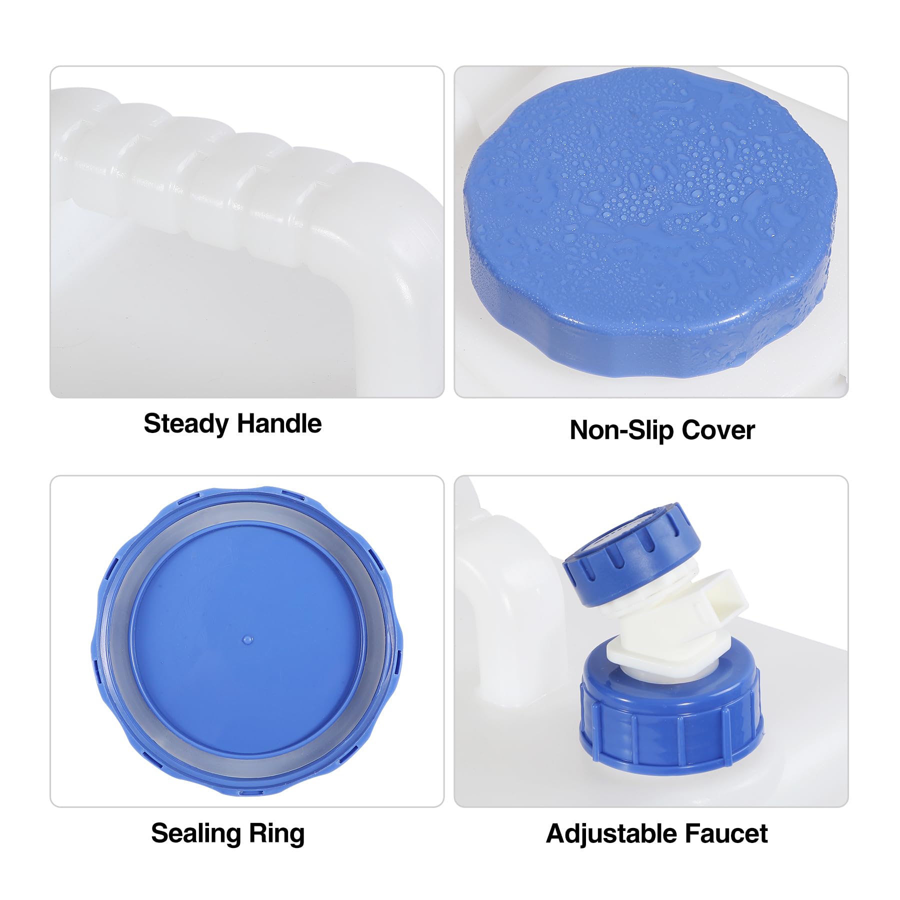 REDCAMP spigot design showing leak-proof dispensing feature