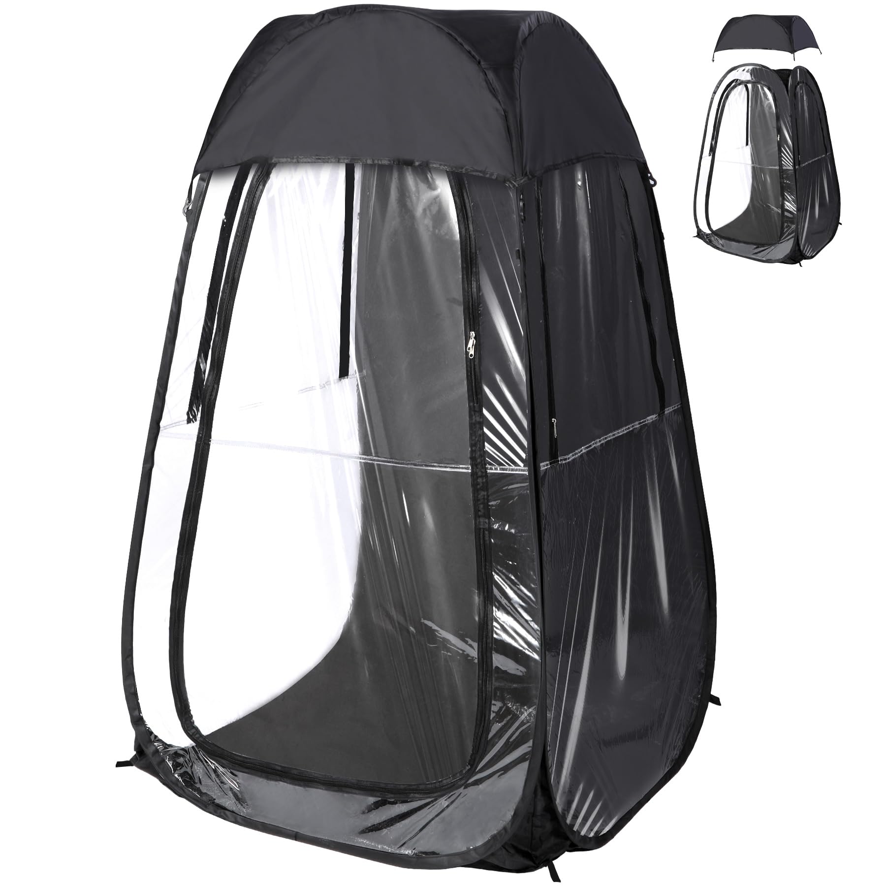 REDCAMP sports tent pop-up pod for fast setup at outdoor games.