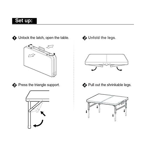 Redcamp durable surface supports up to 70 pounds.