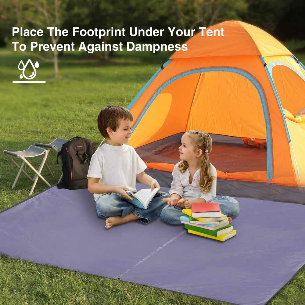 RedCAMP tarp packs compactly into a carry pouch for travel.