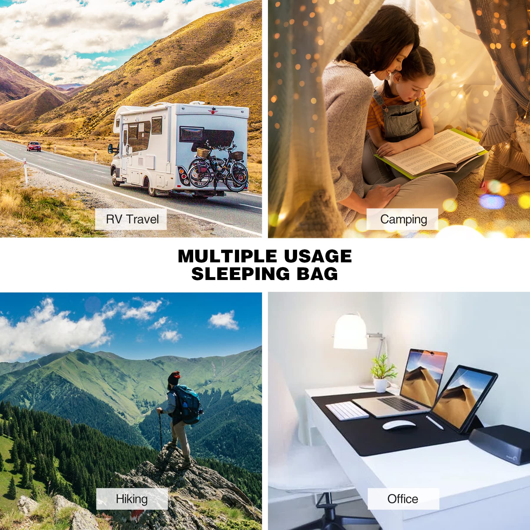 Redcamp versatile use as lining blanket for camping or hiking.
