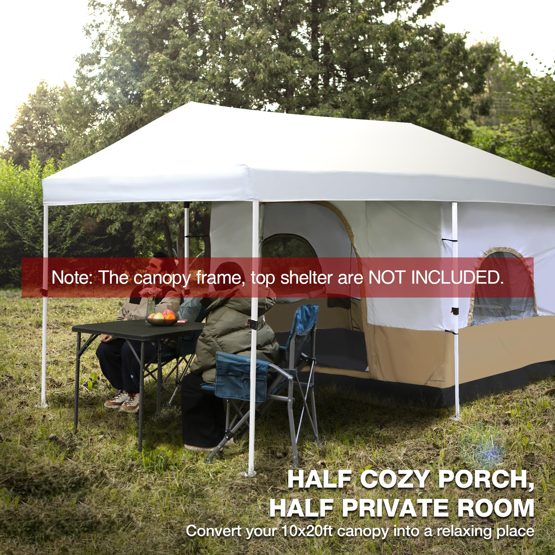 RedCAMP water-resist-uv-protection notes durable fabric for weather-ready camping.